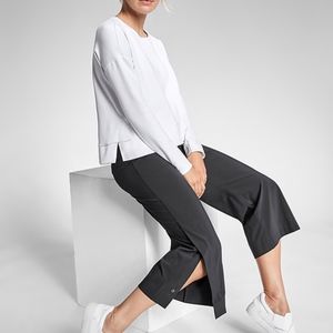 Tribeca cropped wide-leg pant